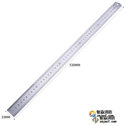 鋼直尺量程50cm；精度：1mm　